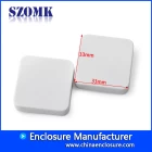 China factory price plastic bluetooth base station housing detector enclosure size 33*33*10mm fabricante