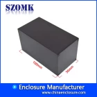 中国 エレクトロニクスAK-C-B87 100 * 56 * 56 mm用の高品質ブラックアルミエンクロージャ メーカー