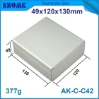 China high quality extruded aluminum enclosure for pcb AK-C-C42 49*120*130mm fabrikant