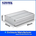 China hot sale aluminium electronic project extruded control enclosure for pcb AK-C-B10 manufacturer