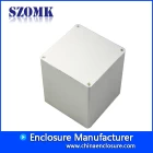 China large aluminum box for screen enclosures Electricity meter aluminum enclosure control box 90*90*130mm AK-C-C27 manufacturer