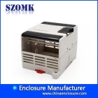 porcelana manufature industial plastic din rail enclosure for electronic project from szomk with 160*100*30mm fabricante
