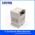 China maufacture industrial injection plastic din rail enclosure for electronic device from szomk manufacturer