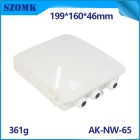 中国 净工作接线盒PCB设计WiFi路由器外壳DIY网络项目盒塑料调制解调器外壳AK-NW-65 制造商