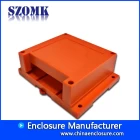 China orange din rail industry enclosure with 115(L)*90(W)*40(H)mm AK-P-03b from szomk manufacturer