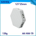 China plastic enclosures for electronics smoke detector shell smart home kitchen Gas detector housing AK-NW-79 manufacturer