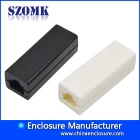 Chine plastic laptop usb switch network interface enclosure custom plastic ubs casing with 59*21*18mm fabricant