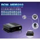 China H.264 Compression Mode 4CH  AHD Vehicle Mobile DVR Recorder manufacturer