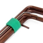 China Laço de cabo de nylon colorido ganchos e laços de cabos laços e tira de gerenciamento de cabos fabricante