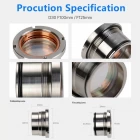 चीन Cutting Lens Factory Wholesale Fiber Laser Cutting Head Protective Lens उत्पादक