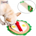 China Pizza Sniff Dog Toy manufacturer