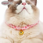 China Round Flower Cat Collar manufacturer