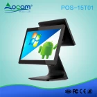 China (POS -15T01) China factory can customize Android dual-screen touch POS terminal manufacturer