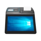Cina (POS-M1106-W) Touchscreen Windows da 11,6 pollici POS Sistema con stampante, scanner, display, RFID e MSR produttore