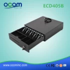 China ECD405B Electronic Metal Black RJ11 3-position lock pos cash drawer box manufacturer