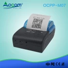 China OCPP -M07 bateria portátil 58mm qr código móvel bluetooth mini impressora de recibos fabricante