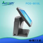 China POS-8618L J1900 restaurant offline all ine one touch pos system dual screen manufacturer