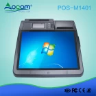 China POS-M1401 14 '' Windows OS-tabletmachine Alles in één-touch-screen POS-terminal fabrikant