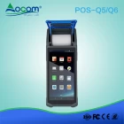 China POS-Q5 / Q6 5,99 Zoll Ultradünner Android-Handheld pos für die Lotterie Hersteller
