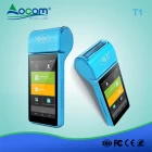 China POS -T1 terminal android pos portátil com leitor de cartões bancários de cartão SIM fabricante