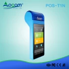 China T1N Touch screen android mobile pos terminal NFC handheld Pos terminal with printer manufacturer