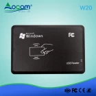 porcelana W20 ISO14443 ISO15693 Protocolo USB Mini lector de tarjetas RFID inteligente y grabador fabricante