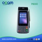 China portable android mobile POS machine price for supermarket （P8000） manufacturer