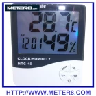 China HTC-18  Luminous display clock temperature and humidity meter Hersteller