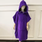 China 100% Cotton Terry Cloth Surf Poncho Hooded Towel With Pocket For Children manufacturer