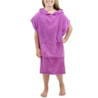 Κίνα Custom Surf Microfiber Hooded Poncho Beach Towels for Kids Hooded Towel for Teen κατασκευαστής