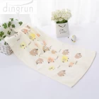 China Luxury Pure Cotton Cartoon Bath Towels Home Use Soft Touch Azo Free manufacturer