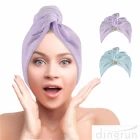 중국 머리카락을위한 수건으로 여성의 머리카락을 감싼다. 제조업체