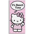 China hot sale hello kitty beach towel for promotion manufacturer