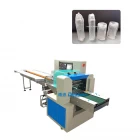 Çin High speed coffee cup glass bottle sleeve wrapping machine for POF film üretici firma
