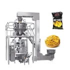 China Automatic Banana Chips Filling And Cutting Baking Machine With Multi Heads Weigher manufacturer