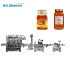 China China Automatic Honey Jar Bottle Filling Machine Liquid Filling Capping Machine Foshan Supplier Hersteller
