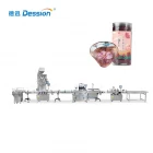 porcelana Fábrica de China Máquina automática de llenado de botellas de té Dession Máquina tapadora de gránulos fabricante