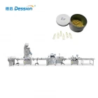 China High Accuracy Bottle Filling Line Rubber Band Paper Clip Bottle Filling Capping Labeling Machine fabricante