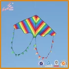 China Outdoor sport Rainbow Triangle Kites for kids manufacturer
