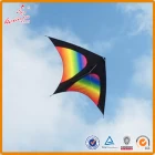 China Promotional gifts flying rainbow delta kite from the kite factory manufacturer