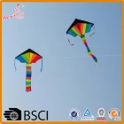 China promotionele chinese regenboog driehoek vorm vlieger zonder vliegende gereedschappen fabrikant