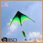 China weifang big colorful delta kite with windsock manufacturer