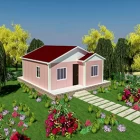 China HY-P06  China Sandwich Panel affordable home design  for living  74 m² , 2 bedrooms,1 toliet manufacturer