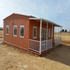 China HY-P11 China economic flat pack house for living 109 m2, 2 bedrooms,1 toliet manufacturer