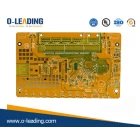 China 4L yellow coil board with FR-4 core material, ENIG surface finish, PCB assembly in China, 1.8mm final board thickness, consumer consumer electronics application manufacturer