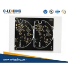 China Double sided pcb supplier, Yellow silkscreen pcb supplier manufacturer
