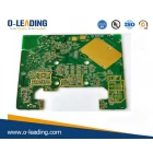 China Gold edge plaing6 Mulitlayer ENIG PCB PTH edge PCB applicated for industry control manufacturer