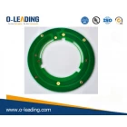 China high CTI 2 layer ENIG PCB with depth control, circle PCB applicated for industry control manufacturer
