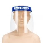 China Safety Face Shield All-Round Protection Cap with Clear Wide Visor Spitting Anti-Fog Lens Lightweight Transparent Shield with Adjustable Elastic Band manufacturer