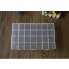 الصين 28 شعرية شفاف البلاستيك تخزين مربع، صناديق مكون بيست-R659 الصانع